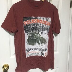 Men's Red Graphic T-Shirt